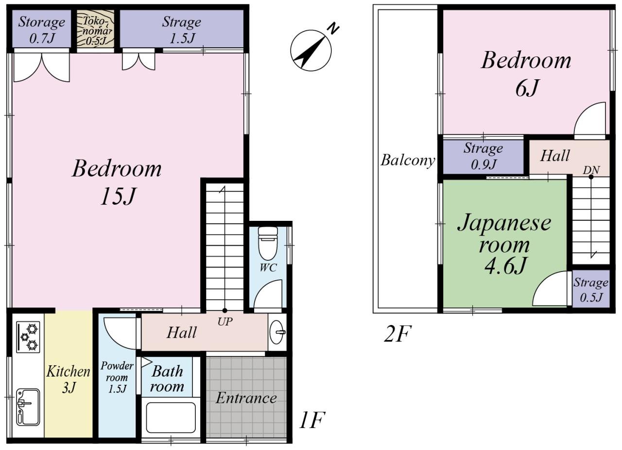 蒲田２丁目貸戸建間取り